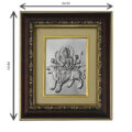 Durga Mata Photo Frames | Durga Mata Silver Plated Frame for Home Temple | God's & Goddesses Photoframes | Spiritual & Religious Frame