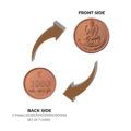 Lakshmi Mata Copper Coin (Set of 7 Coins) | Lakshmi Mata Coins | Religious Coins