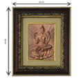 Lakshmi Mata Photo Frames | Lakshmi Mata Copper Frame for Home Temple | God's & Goddesses Photoframes | Spiritual & Religious Frame