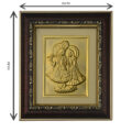 Radha Krishan Ji Photo Frames | Radha Krishan Ji Gold Plated Frame for Home Temple | God's & Goddesses Photoframes | Spiritual & Religious Frame
