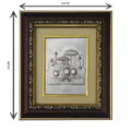 Vaishno Mata Photo Frames | Vaishno Mata Silver Plated Frame for Home Temple | God's & Goddesses Photoframes | Spiritual & Religious Frame