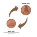 Hanuman Ji Copper Coin (Set of 7 Coins) | Hanuman Ji Coins | Religious Coins