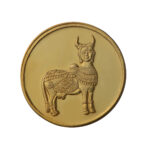 Kamdhenu Gold Plated Coin
