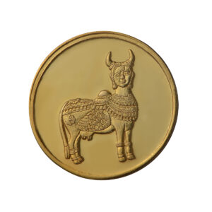 Kamdhenu Gold Plated Coin