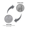 Kamdhenu Silver Plated Coin (Set of 7 Coins) | Kamdhenu  Coins | Religious Coins