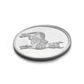 Kamdhenu Silver Plated Coin (Set of 7 Coins) | Kamdhenu  Coins | Religious Coins