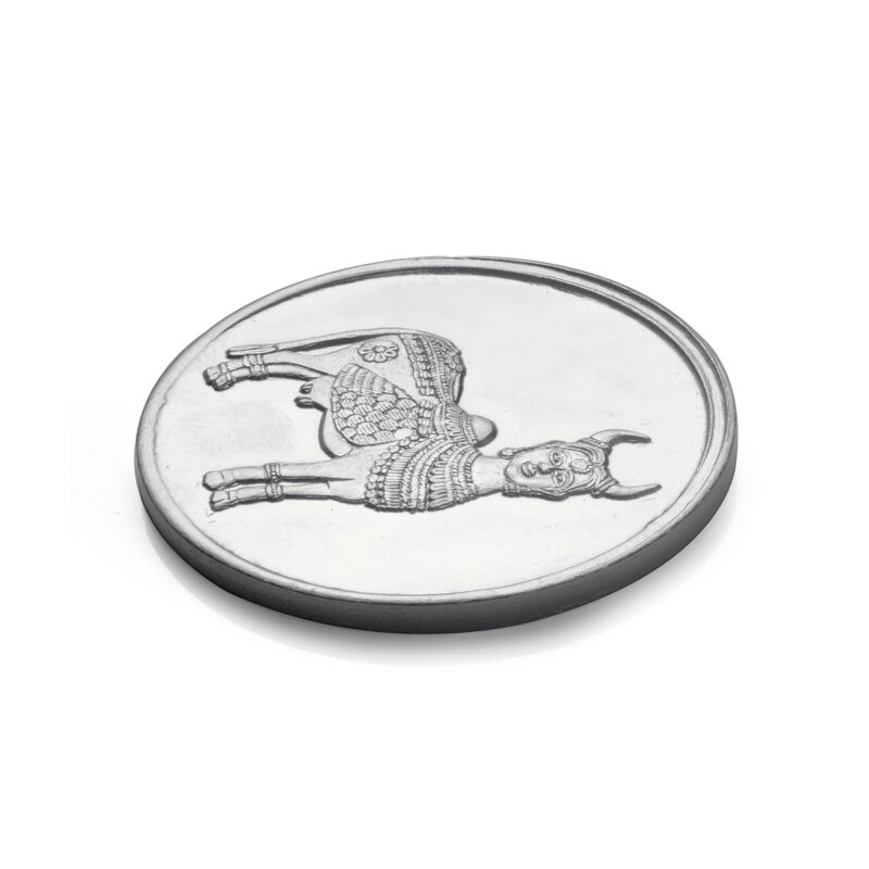 Kamdhenu Silver Plated Coin (Set of 7 Coins) | Kamdhenu  Coins | Religious Coins