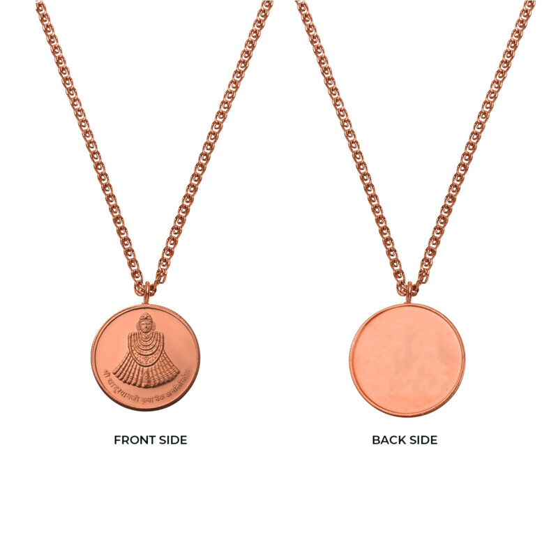 Khatu Shyam Ji Copper Pendant, Khatu Shyam Pre-energize Copper Locket