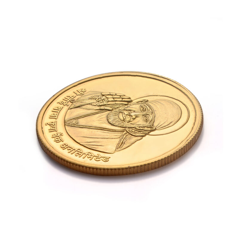 Sai Baba Gold Plated Coin (Set of 7 Coins) | Sai Baba Coins | Religious Coins