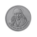 Sai Baba Silver Plated Coin (Set of 7 Coins) | Sai Baba Coins | Religious Coins