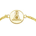 Jain Symbol Gold Plated Rakhi