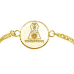 Jain Symbol Gold Plated Rakhi