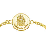 Ganesh Ji Gold Plated Rakhi