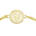 Nishant Saheb Sikh Khanda Saheb Gold Plated Rakhi