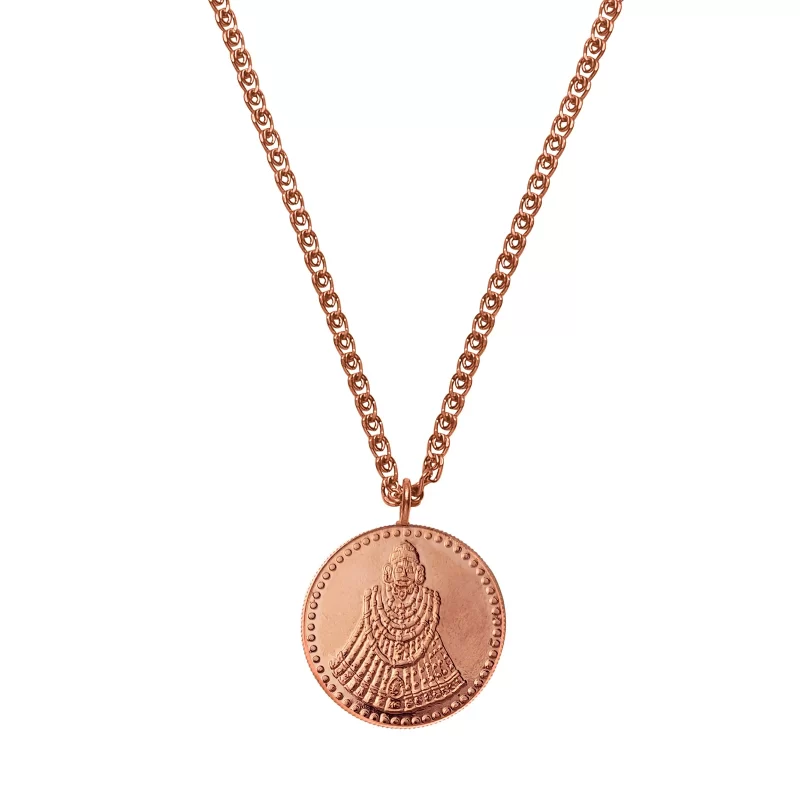 Pray Everyday Khatu Shyam Ji Pendant, Pre-energize Copper Pendant for Ladies & Children