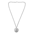 Pray Everyday Khatu Shyam Ji Pendant, Pre-energize Silver Pendant for Ladies & Children