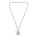 Pray Everyday Ganesh Ji Pendant, Pre-energize Silver Pendant for ladies and children