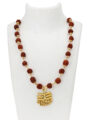 Rudraksh Mala with Mahakal Brass Pendant