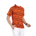 Mahakal Printed (Men Regular Fit Mandarin Collar Casual Shirt)