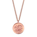 Vaishno Mata Navarna Mantra Copper Pendent
