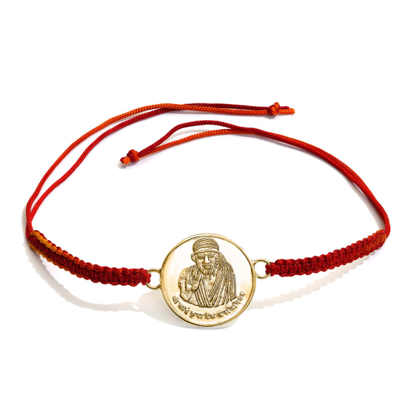 "Sai Baba Rakhi" (3 - Gold Plated)