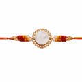 "Ek Onkar" Sikh Symbol (Silver Plated) Religious Rakhi