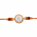 Shyam Baba / Khatu Shyam Ji (Silver Plated) Religious Rakhi