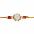 "Shree" Silver Plated Religious Rakhi