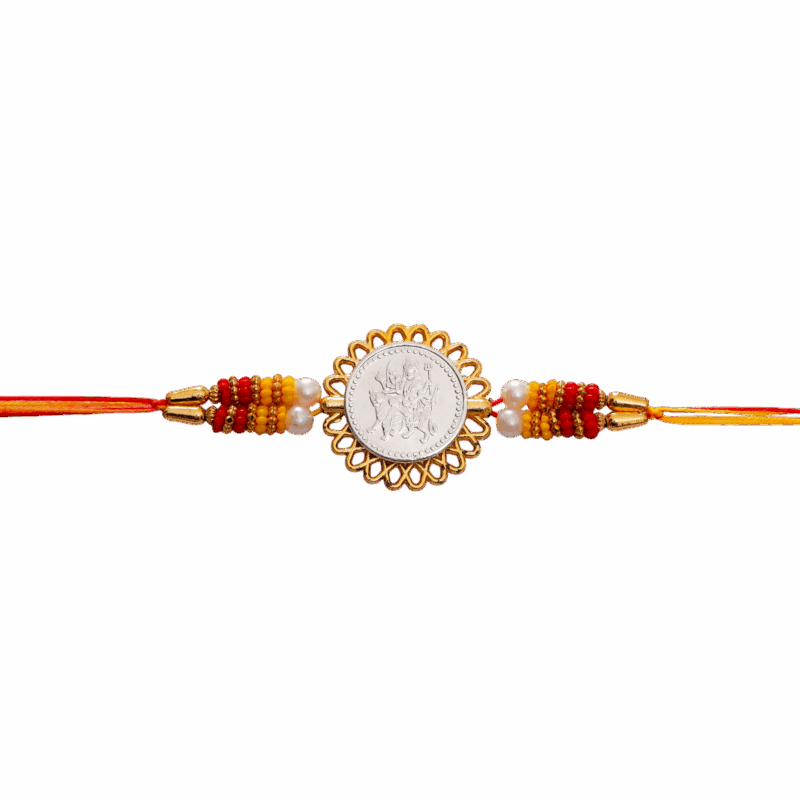 Durga Mata (Silver Plated) Religious Rakhi