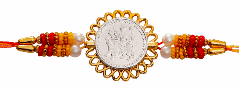 Durga Mata (Silver Plated) Religious Rakhi