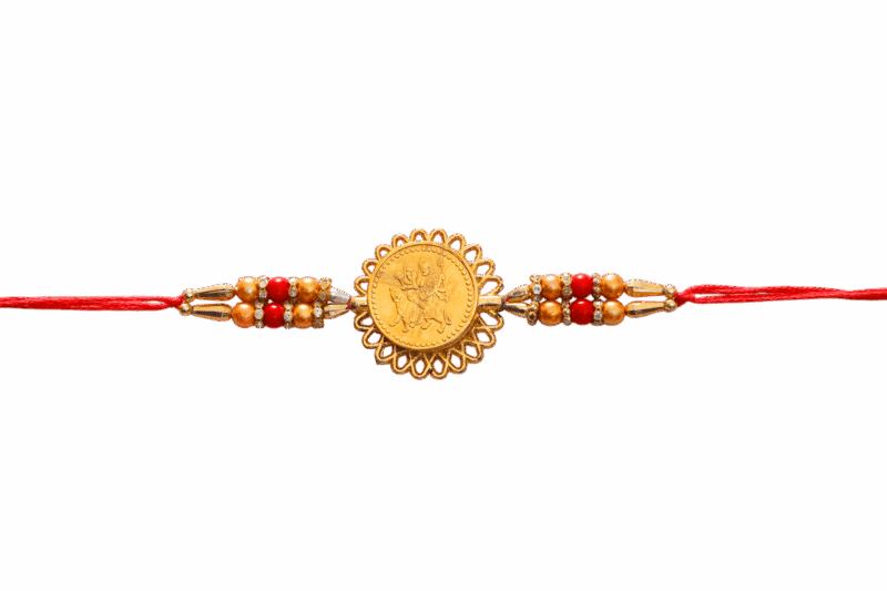 Durga Mata (Golden Plated) Religious Rakhi