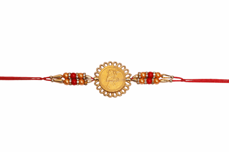Hanuman Ji (Golden Plated) Religious Rakhi