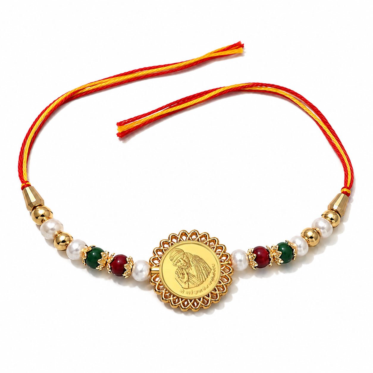 Sai Baba (Golden Plated) Religious Rakhi