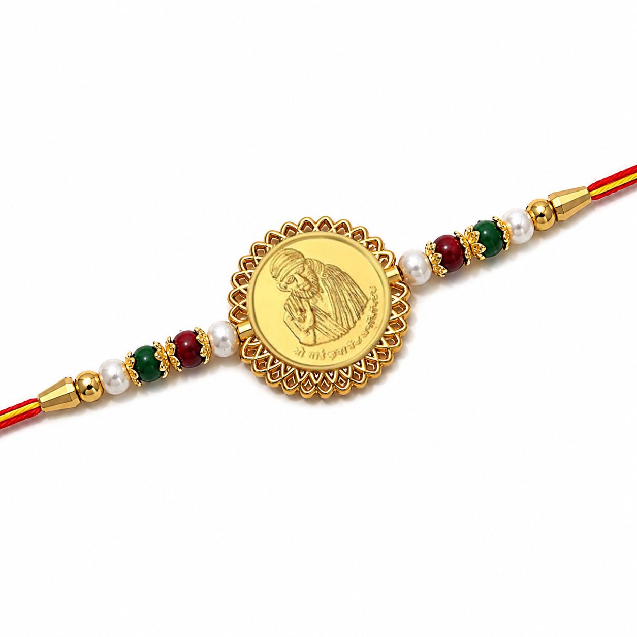 Sai Baba (Golden Plated) Religious Rakhi