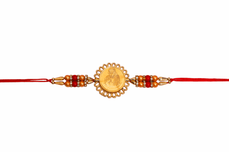 Sai Baba (Golden Plated) Religious Rakhi