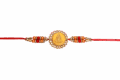 Shyam Baba / Khatu Shyam Ji (Golden Plated) Religious Rakhi