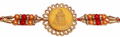 Shyam Baba / Khatu Shyam Ji (Golden Plated) Religious Rakhi